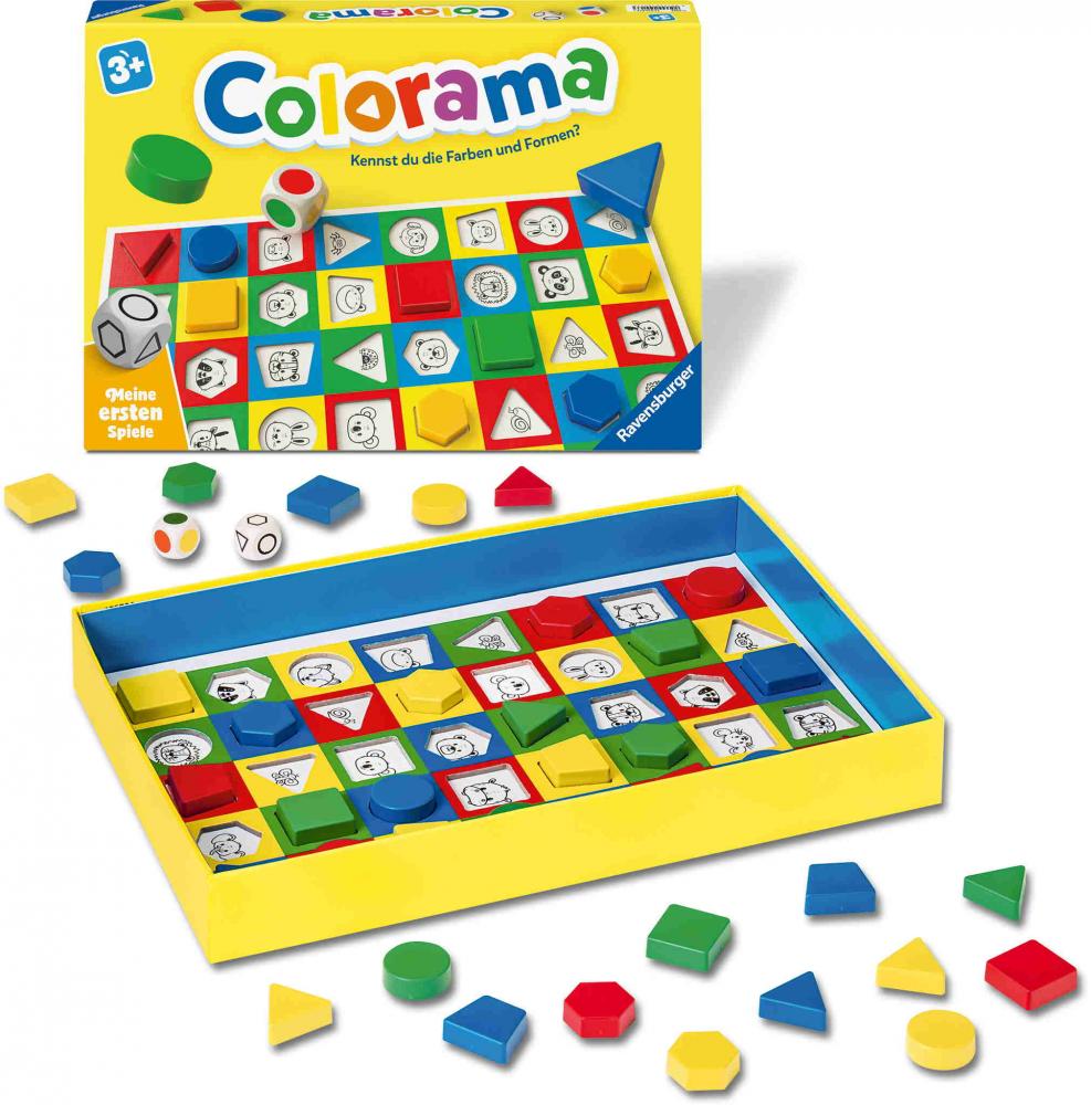Ravensburger Kinderspiel Meine ersten Spiele Zuordnungsspiel Colorama 12010013