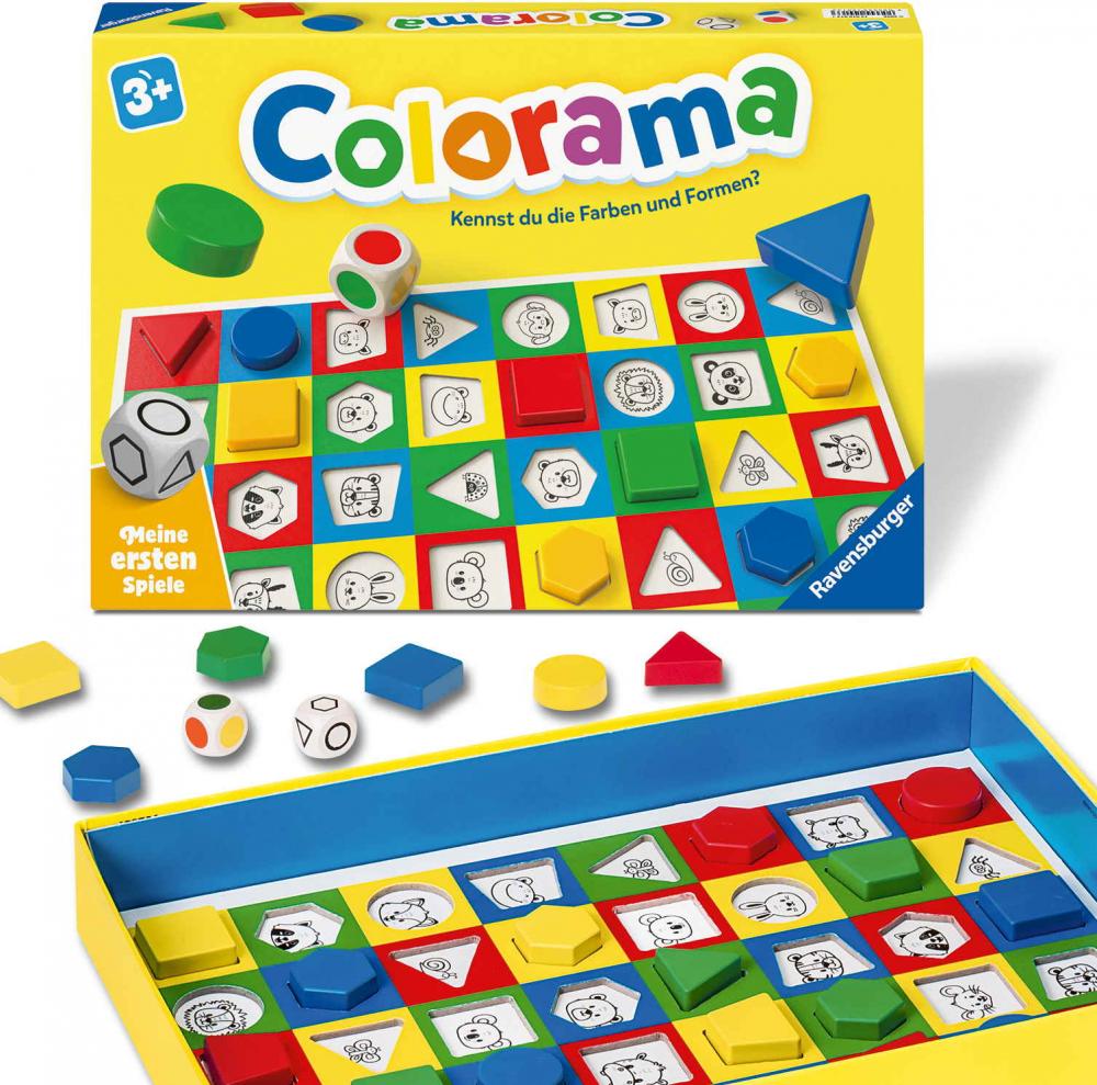 Ravensburger Kinderspiel Meine ersten Spiele Zuordnungsspiel Colorama 12010013