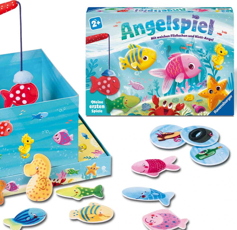 Ravensburger Kinderspiel Meine ersten Spiele Beschäftigungsspiel Angelspiel 12010014