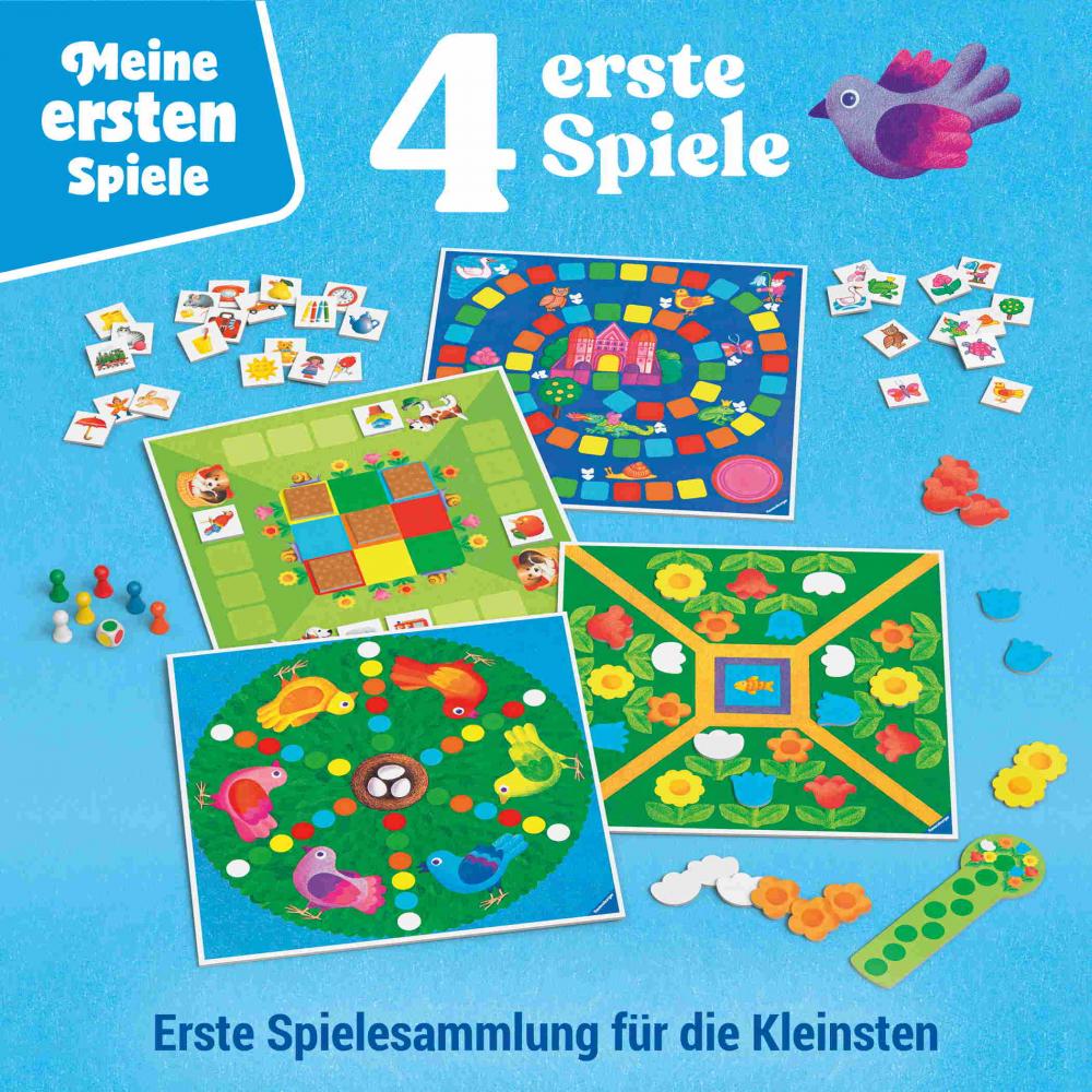 Ravensburger Kinderspiel Meine ersten Spiele Spielesammlung 4 erste Spiele 12010019