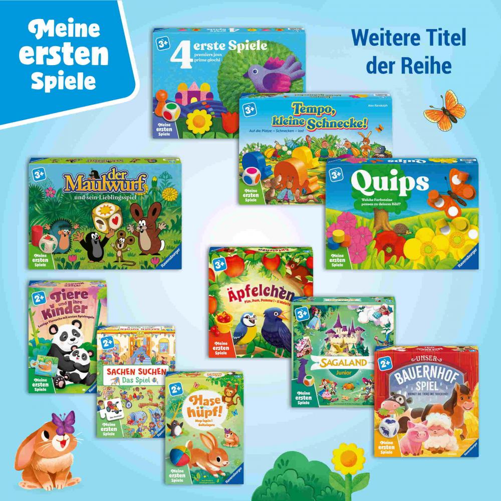 Ravensburger Kinderspiel Meine ersten Spiele Zuordnungsspiel Quips 12010020