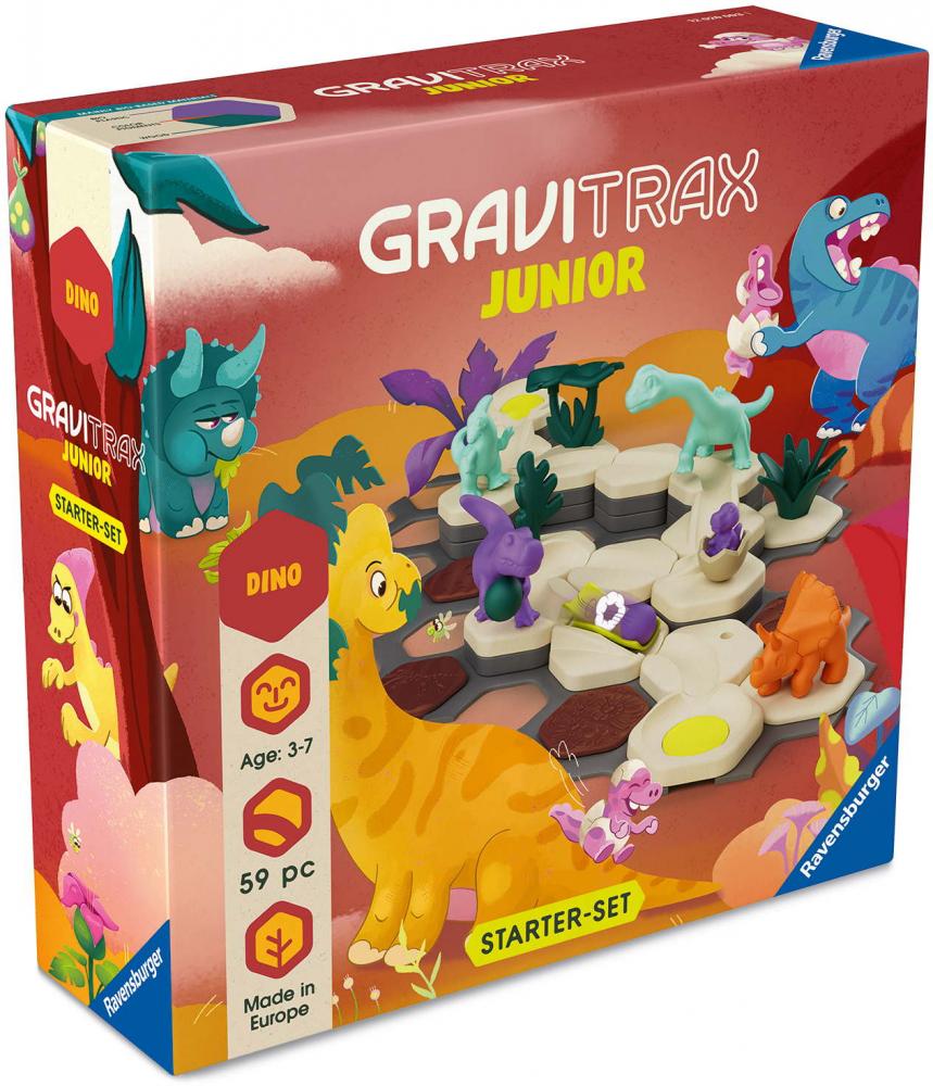 Ravensburger Kugelbahn GraviTrax Junior Starter-Set S Dino 12020003