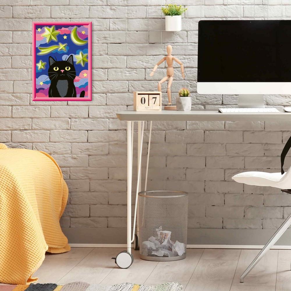 Ravensburger Malen nach Zahlen CREART mit Gips gießen Sternenkatze 12023069