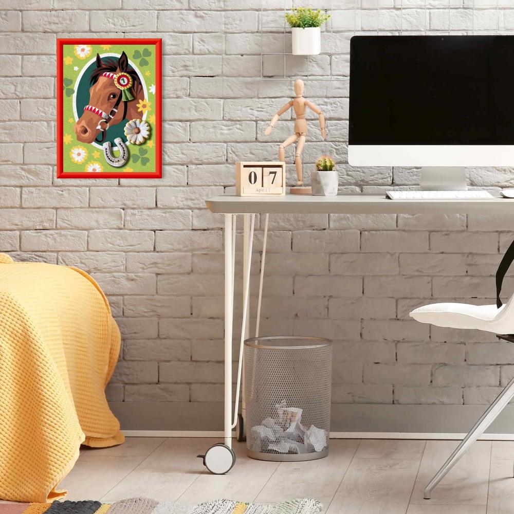 Ravensburger Malen nach Zahlen CREART mit Gips gießen Pferdeglück 12023070