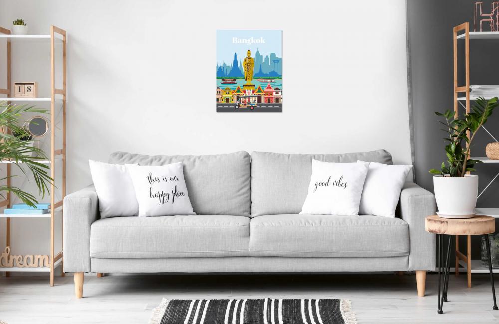 Ravensburger Malen nach Zahlen CREART Trend Serie C Farbenfrohes Bangkok 12023095