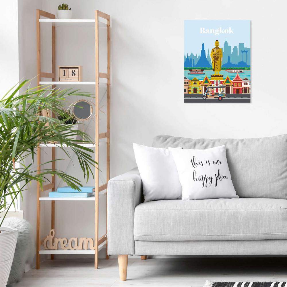 Ravensburger Malen nach Zahlen CREART Trend Serie C Farbenfrohes Bangkok 12023095