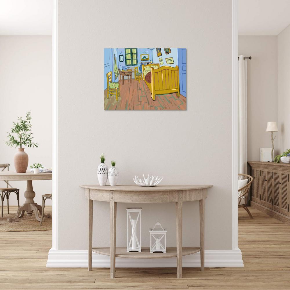 Ravensburger Malen nach Zahlen CREART CANVAS Leinwand Schlafzimmer in Arles Van Gogh 12023097