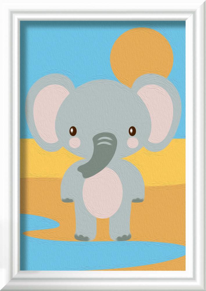 Ravensburger Malen nach Zahlen CREART Serie F Süßer Elefant 12023102 12023102