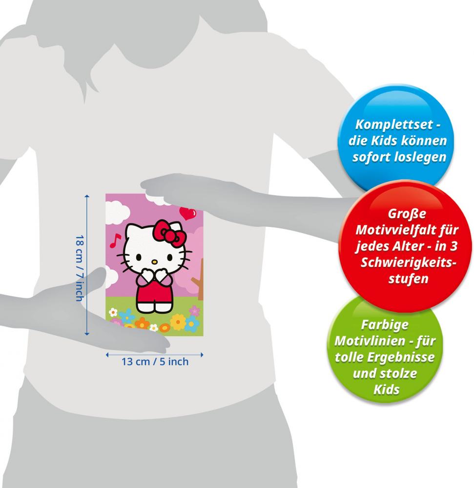 Ravensburger Malen nach Zahlen CREART Sonderserie E Fröhliche Hello Kitty 12023107 12023107
