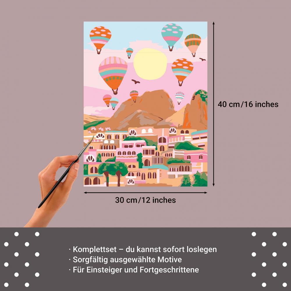 Ravensburger Malen nach Zahlen CREART CANVAS Collection Leinwand Kappadokien 12023112