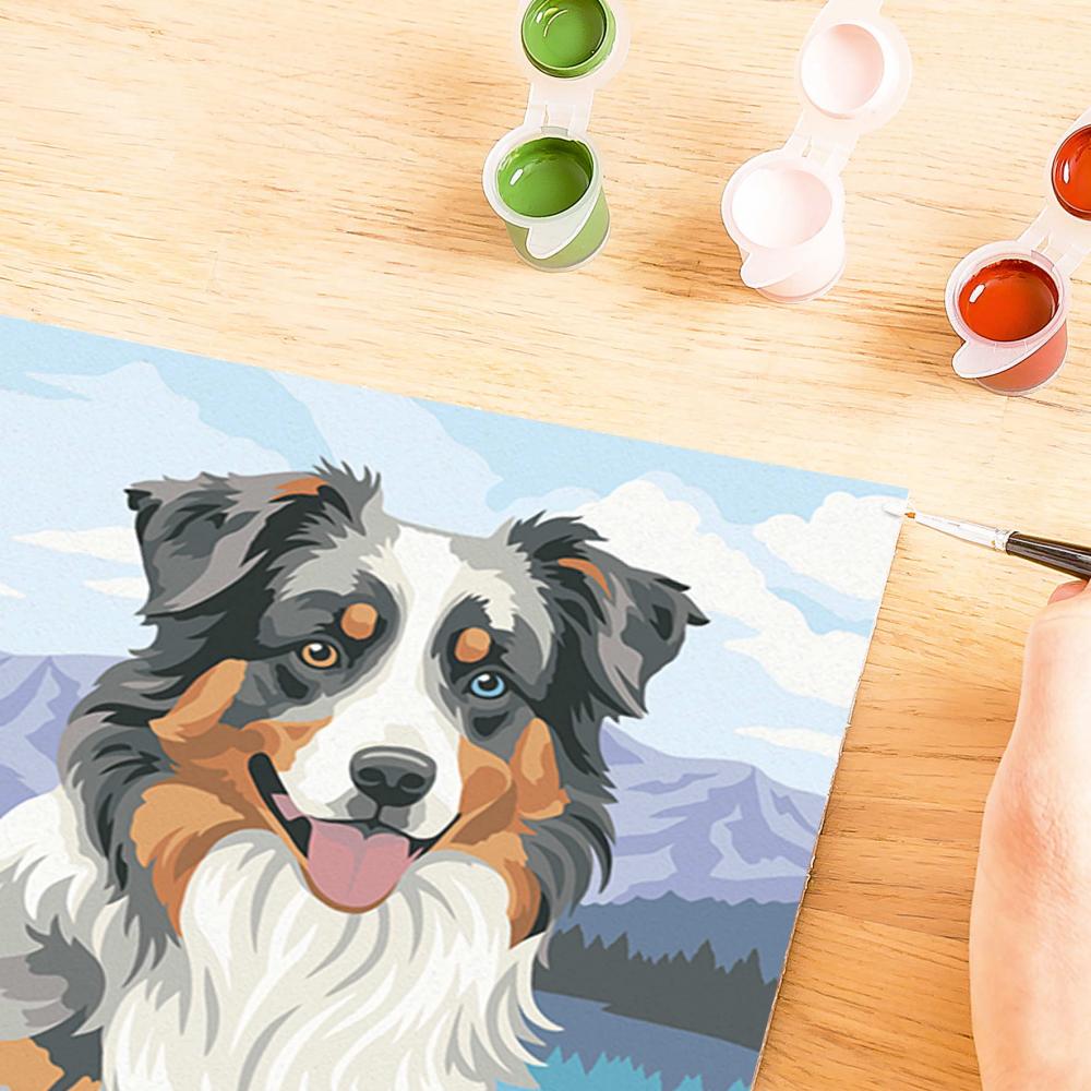 Ravensburger Malen nach Zahlen CREART Trend Serie C Australian Shepherd Merlin 12023114