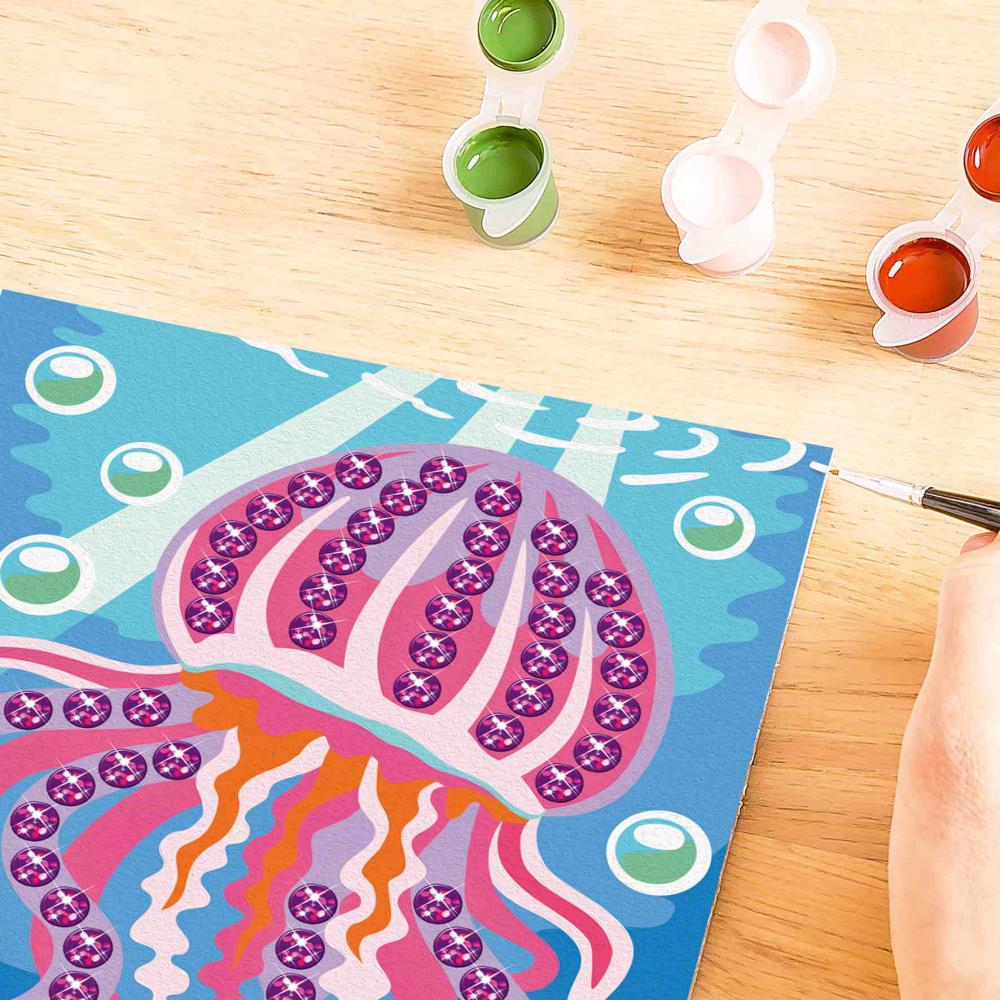 Ravensburger Malen nach Zahlen CREART Sonderserie E Farbenfrohe Qualle 12023116 12023116