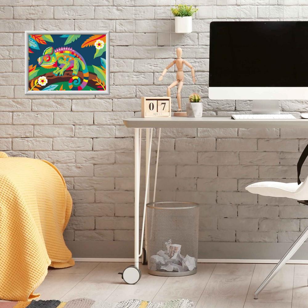 Ravensburger Malen nach Zahlen CREART Serie D Farbenfrohes Chamäleon 12023118 12023118