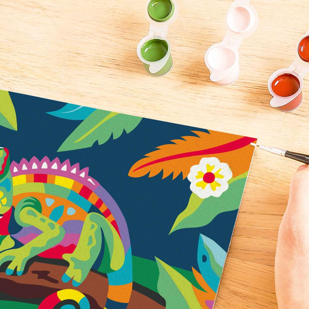 Ravensburger Malen nach Zahlen CREART Serie D Farbenfrohes Chamäleon 12023118 12023118