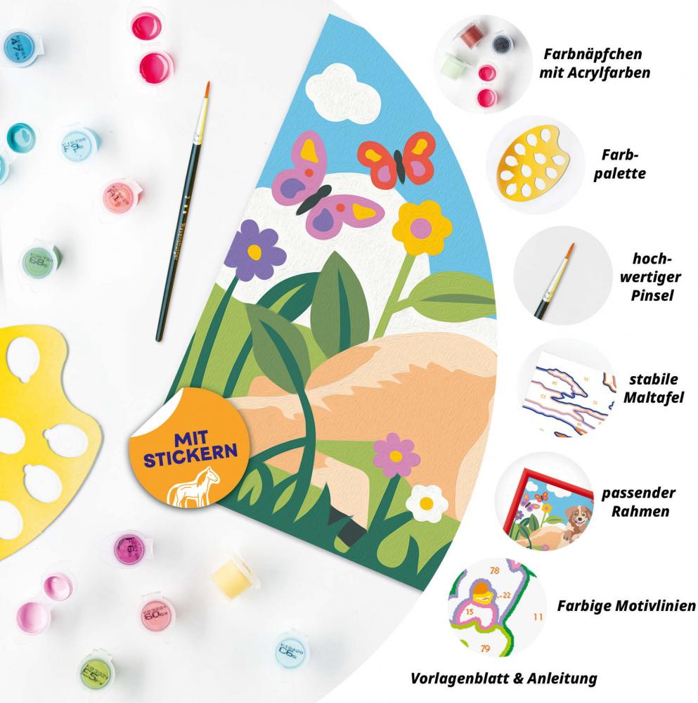 Ravensburger Malen nach Zahlen CREART Serie D Pferde Fohlen und Welpe 12023119 12023119