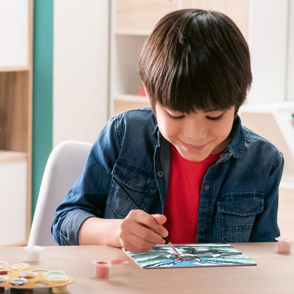 Ravensburger Malen nach Zahlen CREART Serie D Romantik Frecher Husky 12023120 12023120