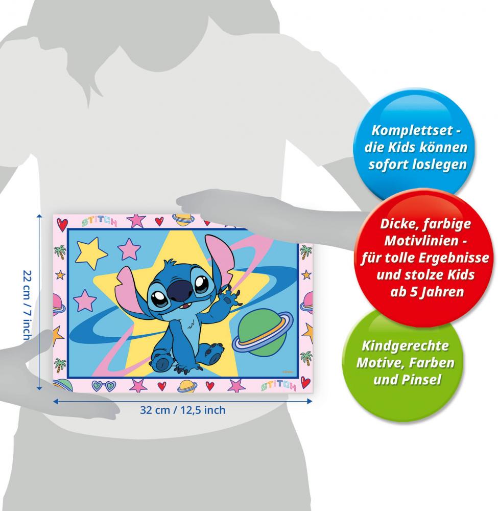 Ravensburger Malen nach Zahlen CREART Junior Stitch & Angel 12023123