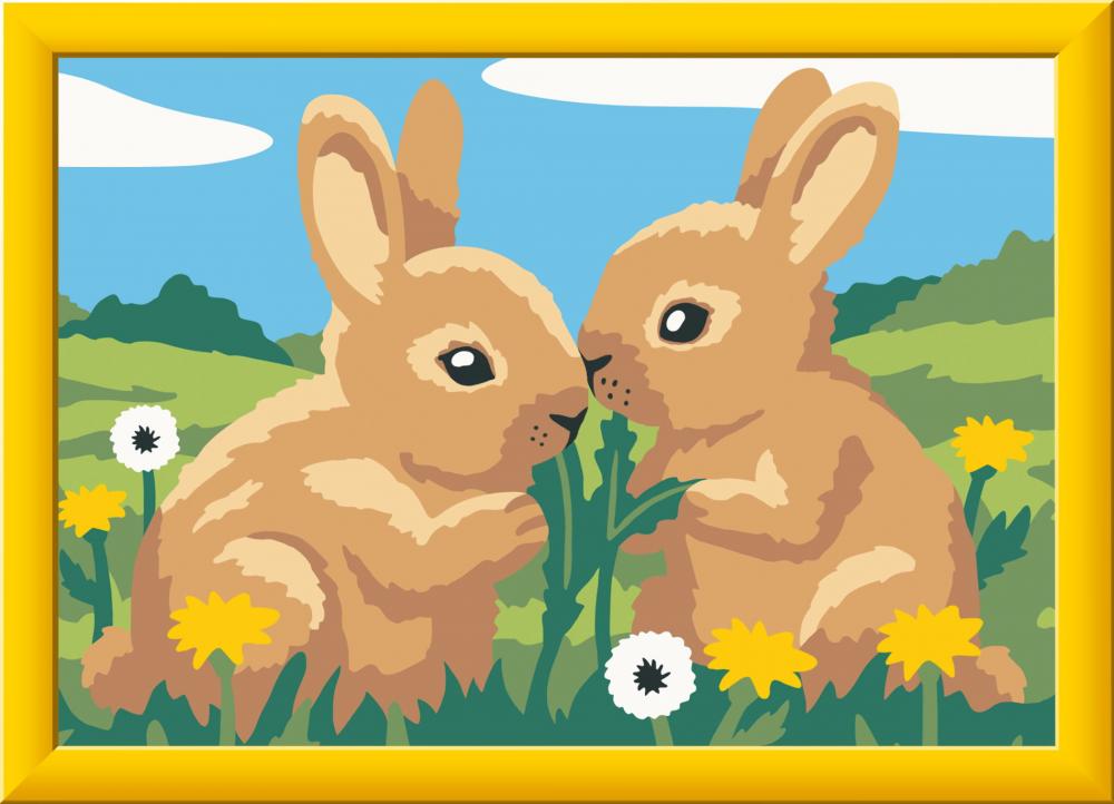 Ravensburger Malen nach Zahlen CREART Serie E Hasenfreunde 12023124 12023124