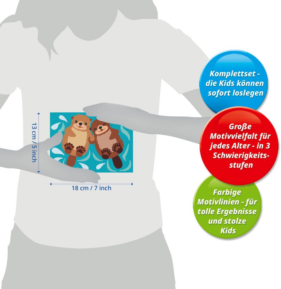 Ravensburger Malen nach Zahlen CREART Serie E Verliebte Otter 12023125 12023125