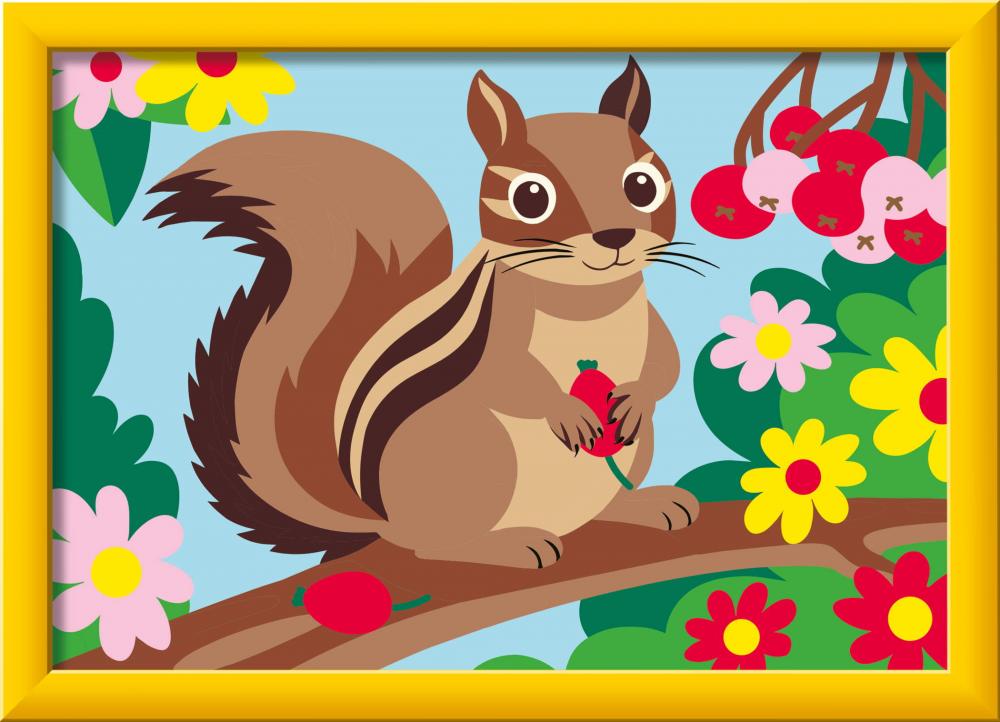 Ravensburger Malen nach Zahlen CREART Serie E Streifenhörnchen 12023127 12023127