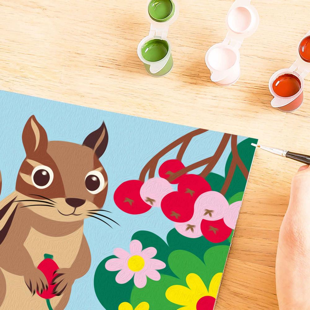 Ravensburger Malen nach Zahlen CREART Serie E Streifenhörnchen 12023127 12023127