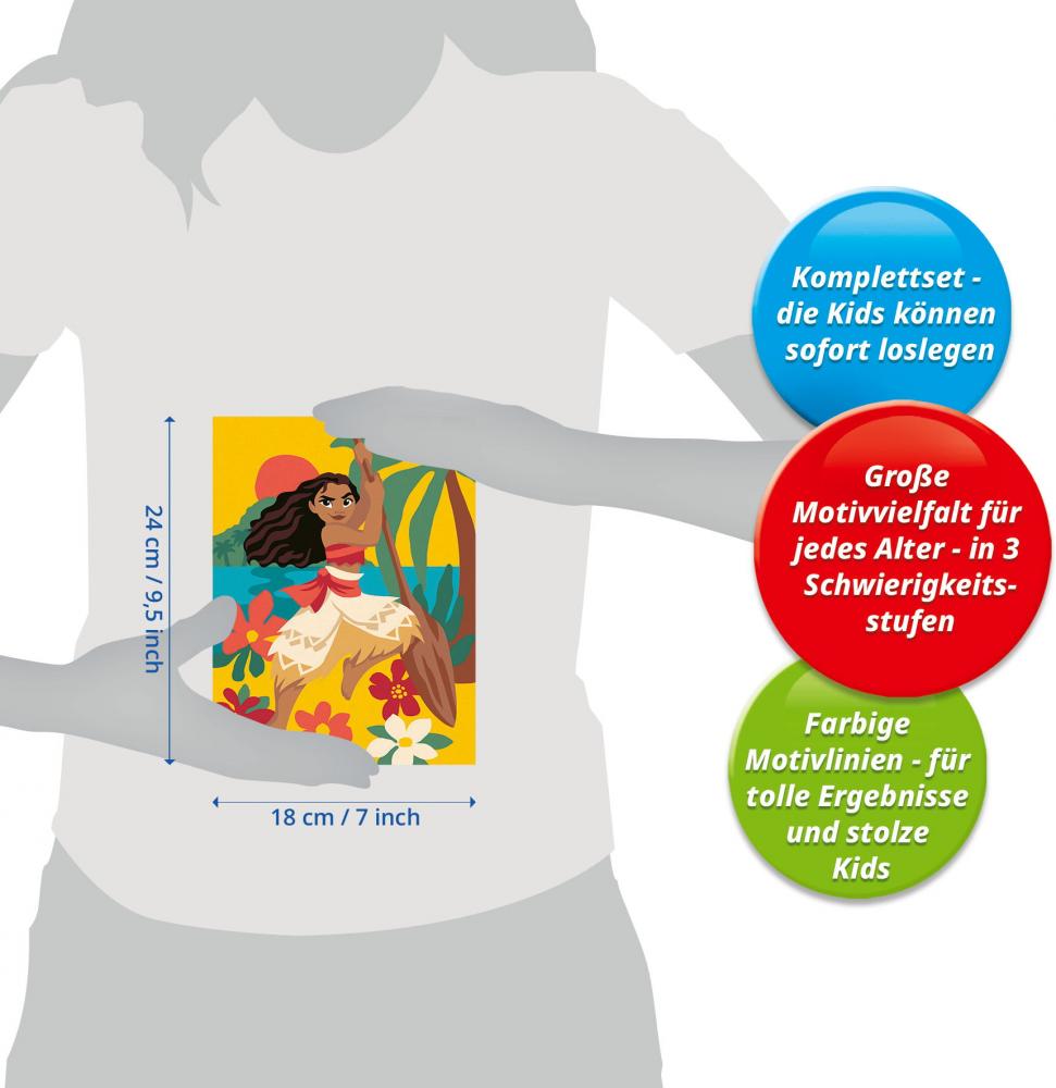 Ravensburger Malen nach Zahlen CREART Serie D Character Disney Vaiana's Abenteuer 12023132
