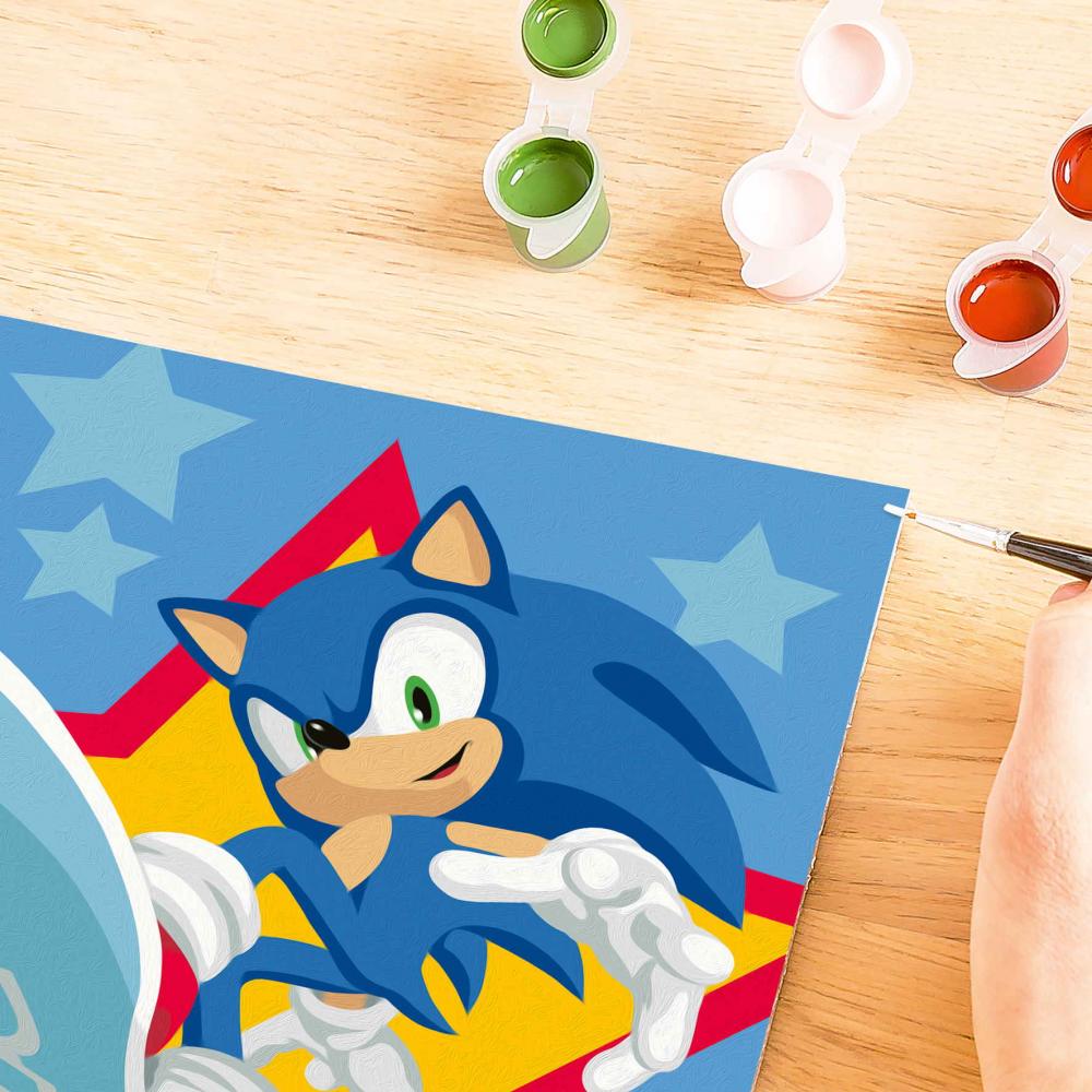 Ravensburger Malen nach Zahlen CREART Serie D Character Rasender Sonic 12023133