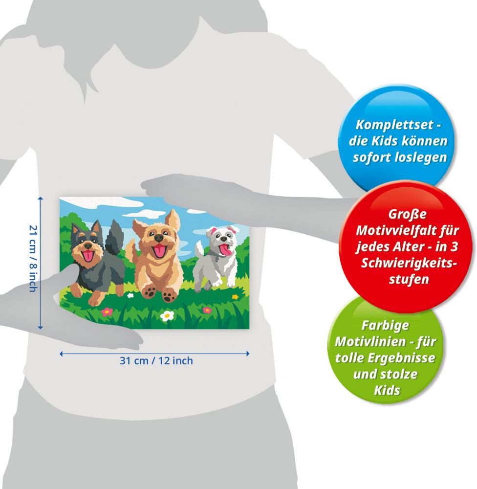 Ravensburger Malen nach Zahlen CREART Serie C Pfotenfreunde 12023135 12023135