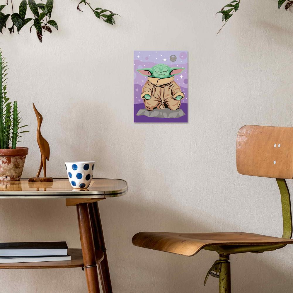 Ravensburger Malen nach Zahlen CREART Trend Serie D Star Wars Meditierender Grogu 12023140 12023140