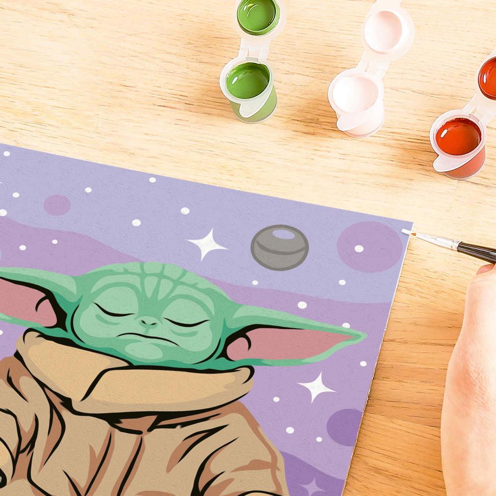 Ravensburger Malen nach Zahlen CREART Trend Serie D Star Wars Meditierender Grogu 12023140 12023140