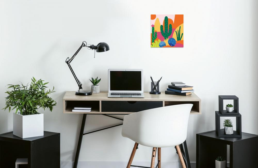 Ravensburger Malen nach Zahlen CREART Trend Serie Quadratisch Adults Trend Bunte Kakteen 12023141