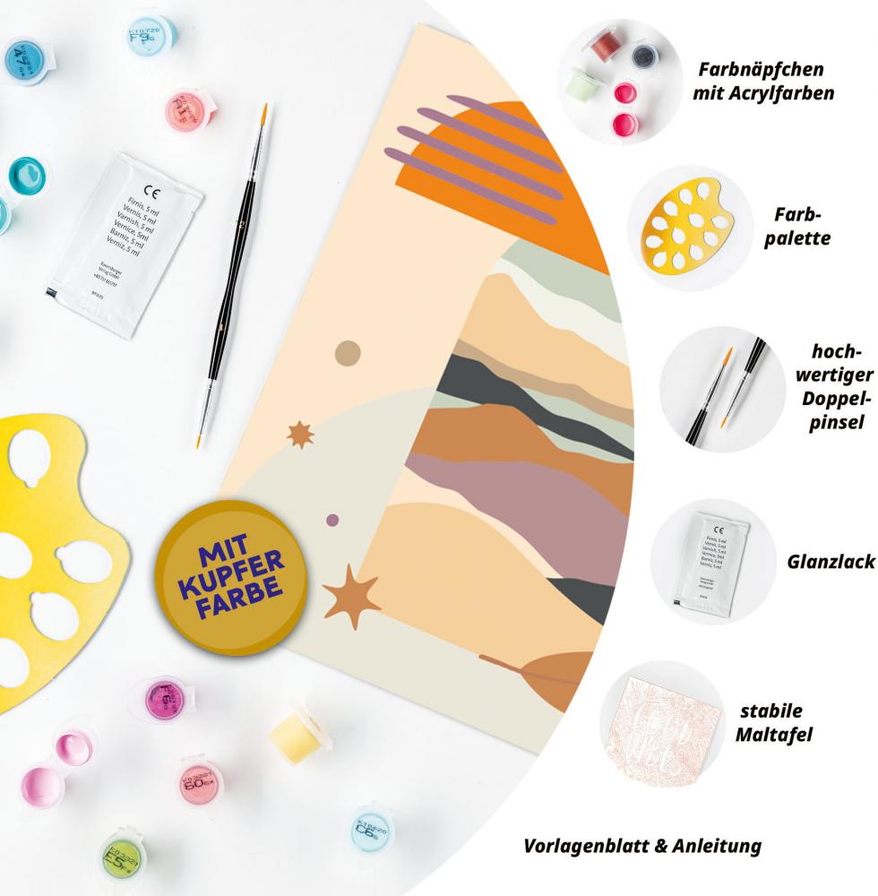 Ravensburger Malen nach Zahlen CREART Trend Serie Quadratisch Adults Trend Boho 12023144