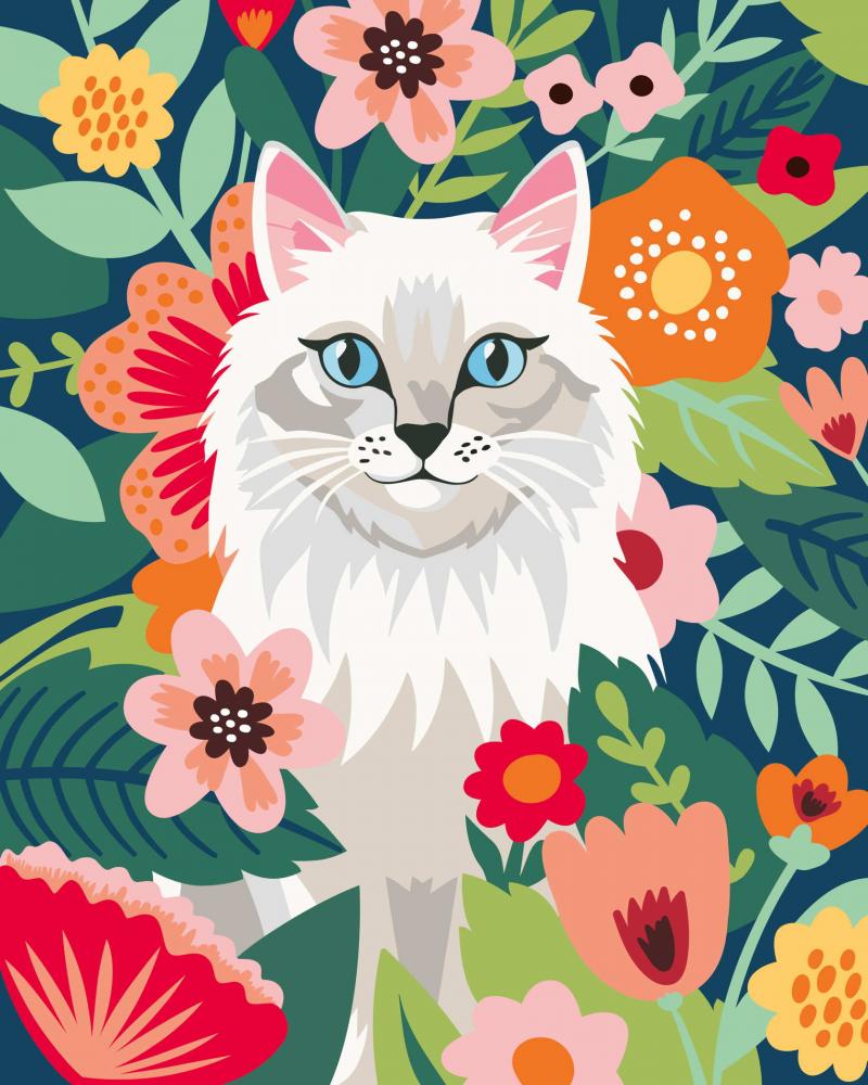 Ravensburger Malen nach Zahlen CREART Trend Serie C Samtpfote 12023146