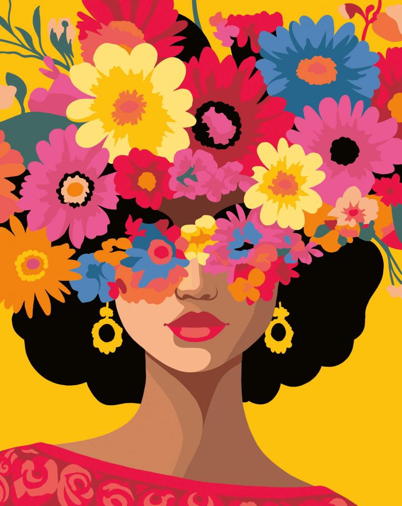 Ravensburger Malen nach Zahlen CREART Trend Serie C Blühende Schönheit 12023147