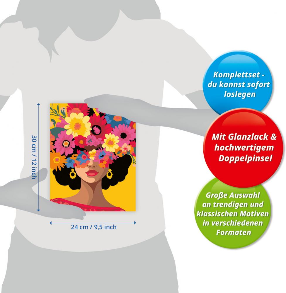 Ravensburger Malen nach Zahlen CREART Trend Serie C Blühende Schönheit 12023147
