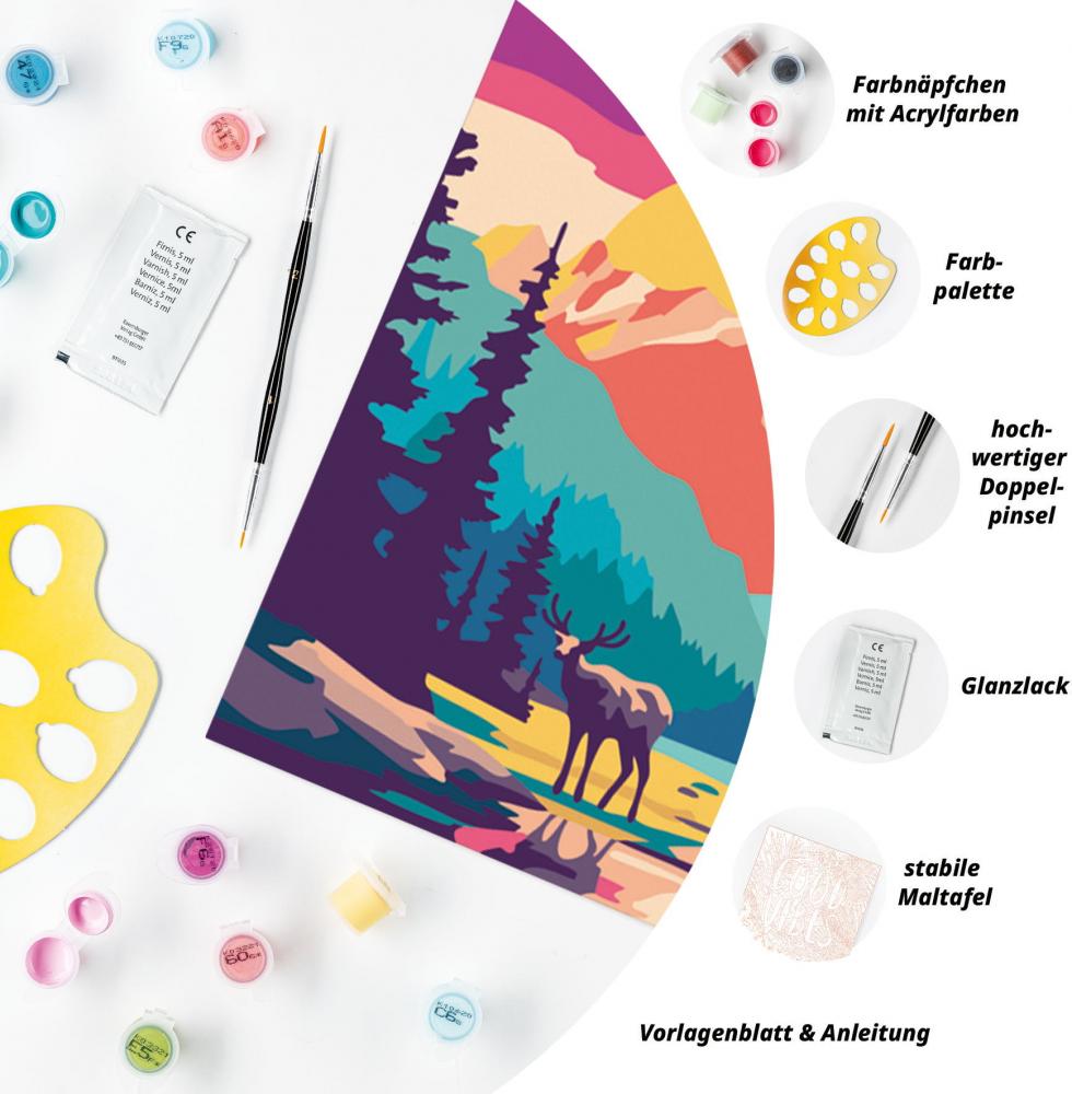 Ravensburger Malen nach Zahlen CREART Trend Serie C National Park 12023148