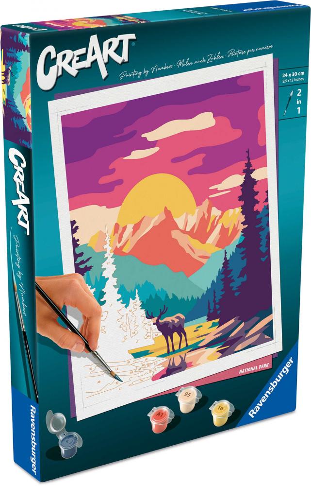 Ravensburger Malen nach Zahlen CREART Trend Serie C National Park 12023148