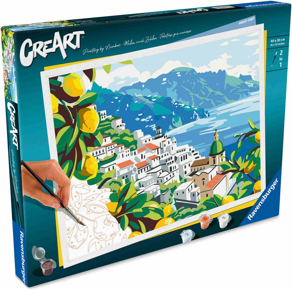 Ravensburger Malen nach Zahlen CREART Premium Serie B Adults Premium Amalfiküste 12023149 12023149