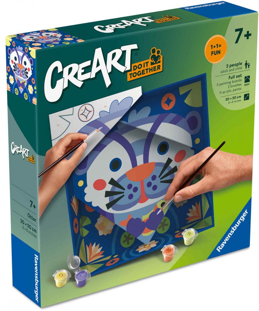 Ravensburger Malen nach Zahlen CREART Do it together Otter 12023154