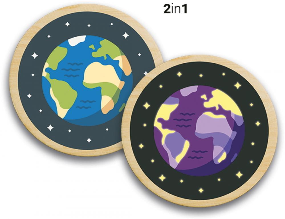 Ravensburger Malen nach Zahlen CREART Wooden Tag und Nacht 12023155