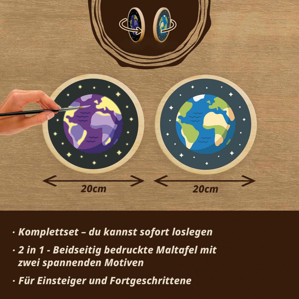 Ravensburger Malen nach Zahlen CREART Wooden Tag und Nacht 12023155