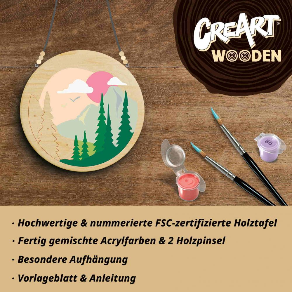 Ravensburger Malen nach Zahlen CREART Wooden Stille Natur 12023156