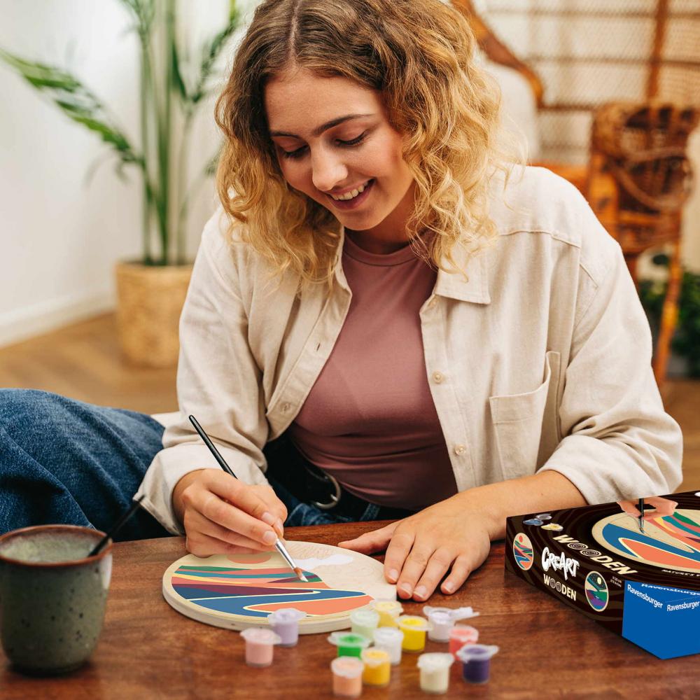 Ravensburger Malen nach Zahlen CREART Wooden Fluss der Natur 12023157