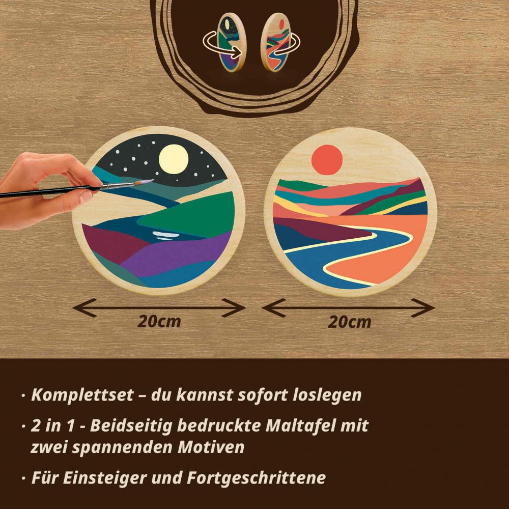 Ravensburger Malen nach Zahlen CREART Wooden Fluss der Natur 12023157