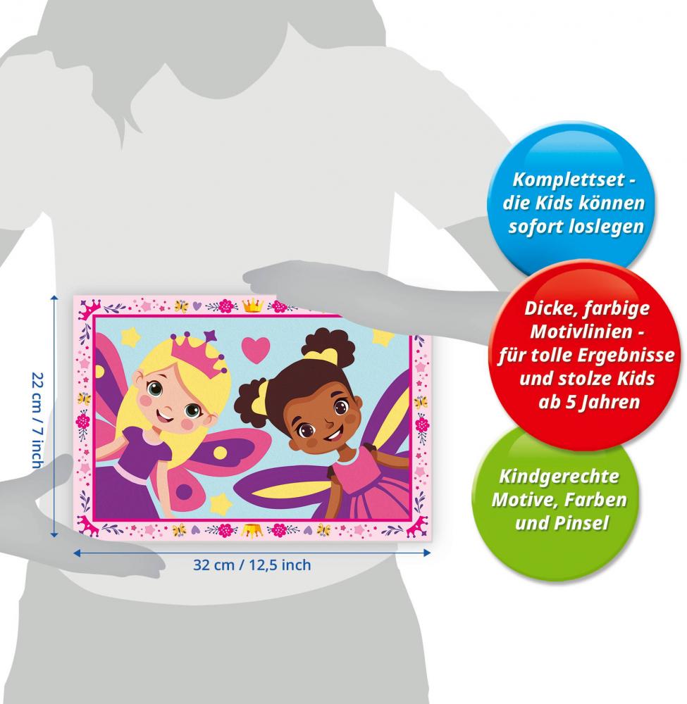 Ravensburger Malen nach Zahlen CREART Junior Feen-Prinzessinnen 12023166