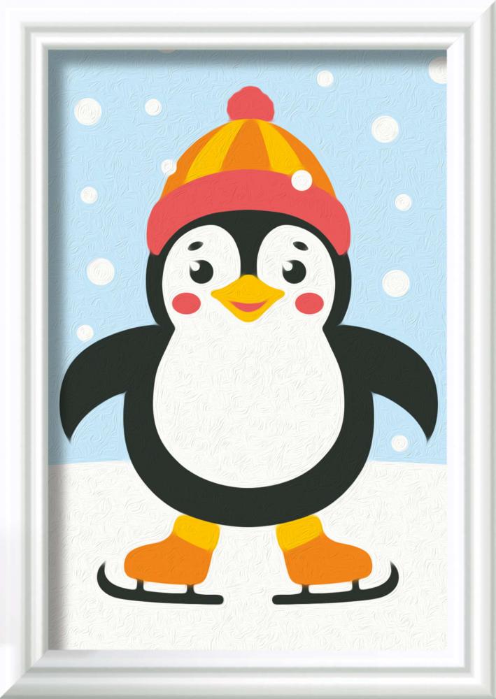 Ravensburger Malen nach Zahlen CREART Serie F Pinguin im Schnee 12023168 12023168