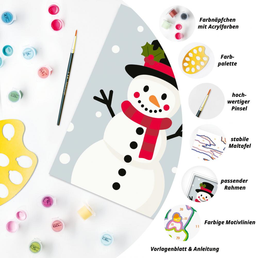 Ravensburger Malen nach Zahlen CREART Serie F Schneemann Snowy 12023169 12023169