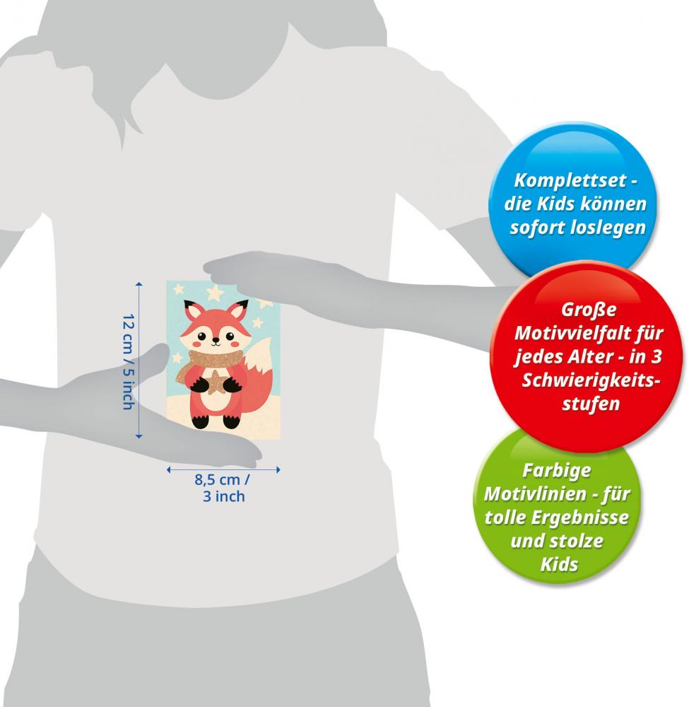 Ravensburger Malen nach Zahlen CREART Serie F Sternen-Fuchs 12023171 12023171