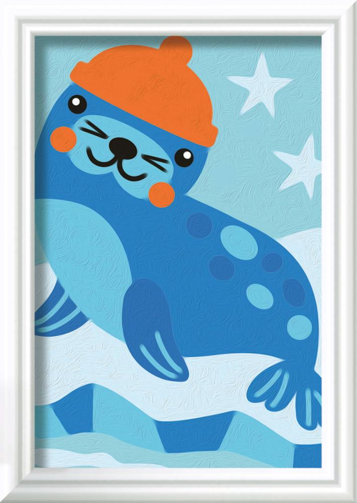 Ravensburger Malen nach Zahlen CREART Serie F Kleine Robbe 12023172 12023172