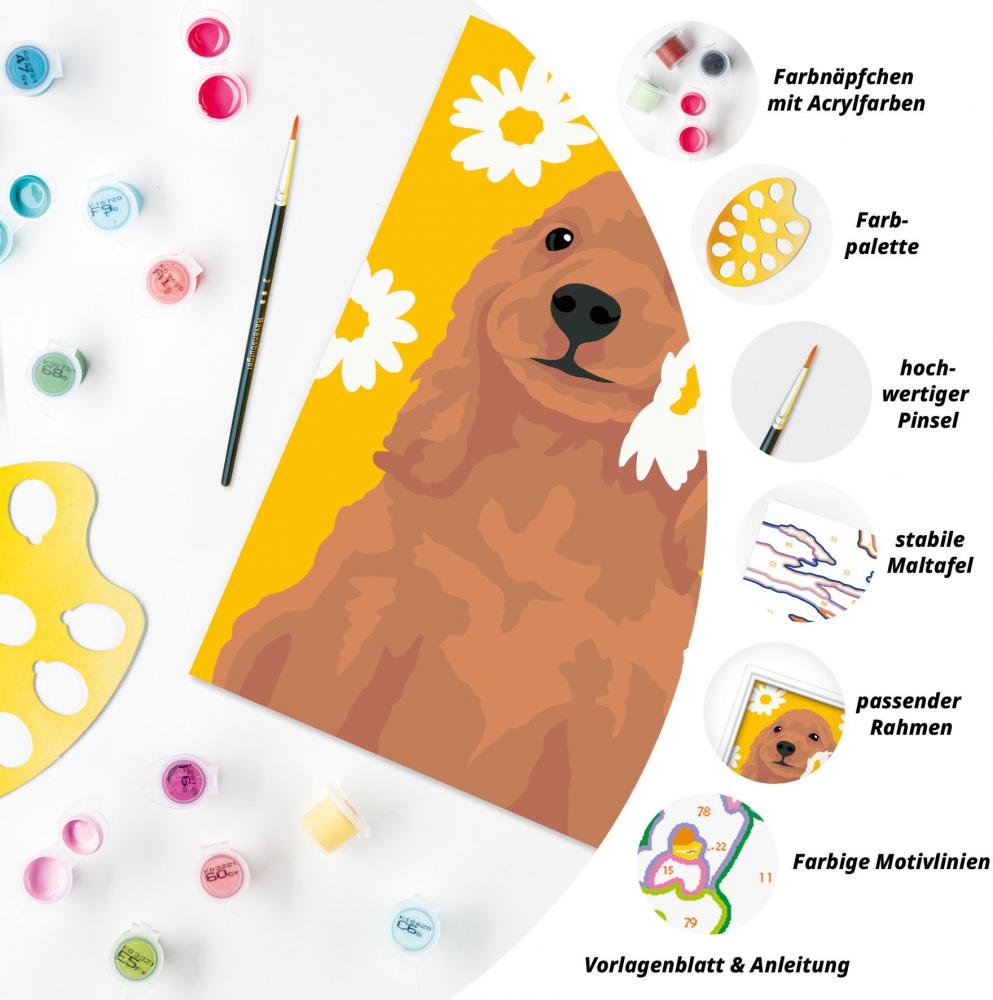Ravensburger Malen nach Zahlen CREART Serie F Cocker Spaniel Sunny 12023173 12023173